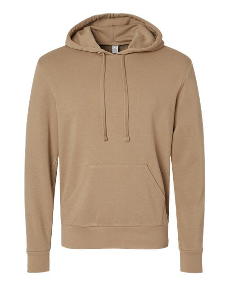 Alternative Men's Challenger Lightweight Eco-Washed French Terry Hooded Pullover Alternative
