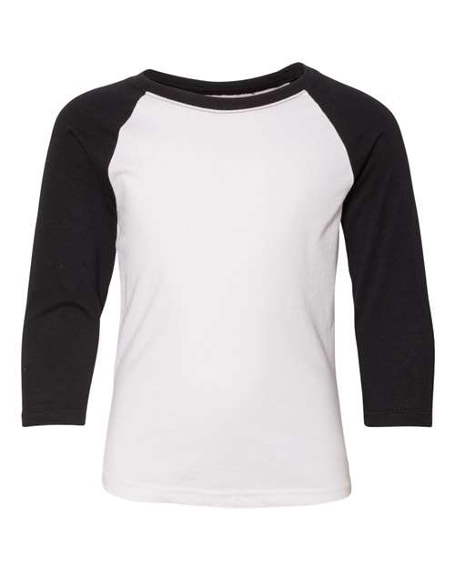 Next Level Youth CVC Three-Quarter Sleeve Raglan T-Shirt
