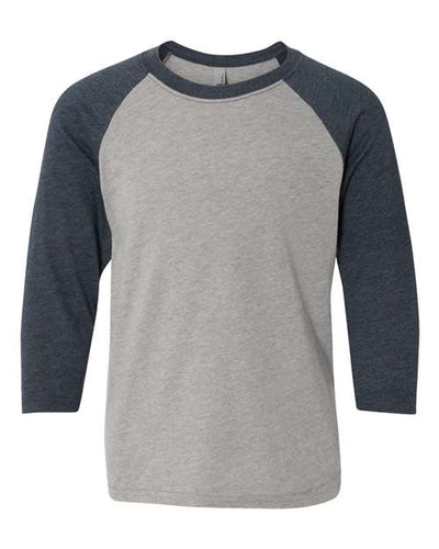 Next Level Youth CVC Three-Quarter Sleeve Raglan T-Shirt