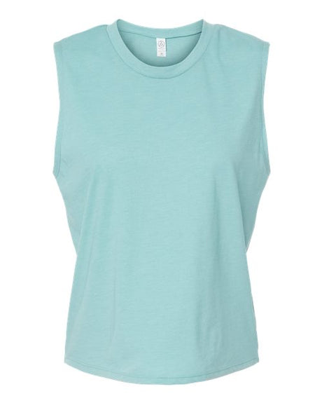 Alternative Women's Cotton Jersey CVC Go-To Crop Muscle Tank Alternative