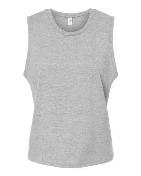 Alternative Women's Cotton Jersey CVC Go-To Crop Muscle Tank Alternative