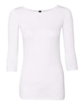 Anvil Womenâ€™s Stretch Three-Quarter Sleeve T-Shirt Anvil