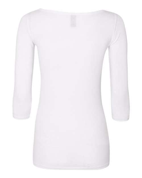 Anvil Womenâ€™s Stretch Three-Quarter Sleeve T-Shirt Anvil
