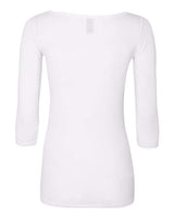 Anvil Womenâ€™s Stretch Three-Quarter Sleeve T-Shirt Anvil