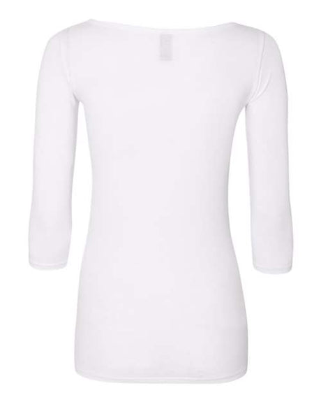 Anvil Womenâ€™s Stretch Three-Quarter Sleeve T-Shirt Anvil