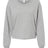 Alternative Women's Cotton Jersey CVC Long Sleeve Crop Tee Alternative