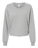 Alternative Women's Cotton Jersey CVC Long Sleeve Crop Tee Alternative