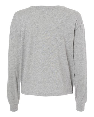 Alternative Women's Cotton Jersey CVC Long Sleeve Crop Tee