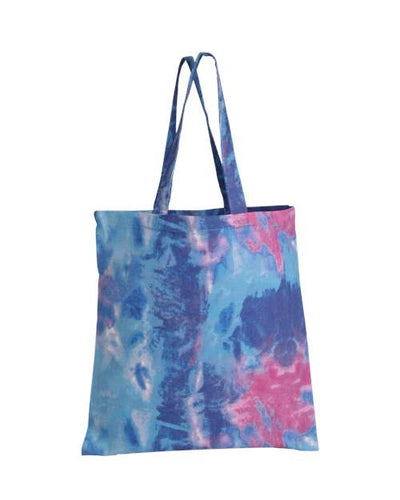 Q-Tees Tie-Dyed Canvas Bag