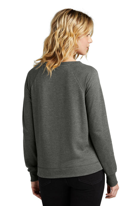 District Women's Featherweight French Terry Long Sleeve Crewneck DT672 District