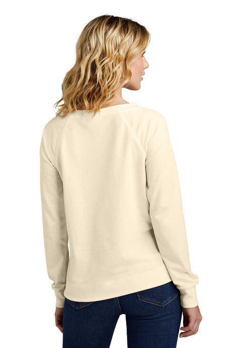 District Women's Featherweight French Terry Long Sleeve Crewneck DT672 District
