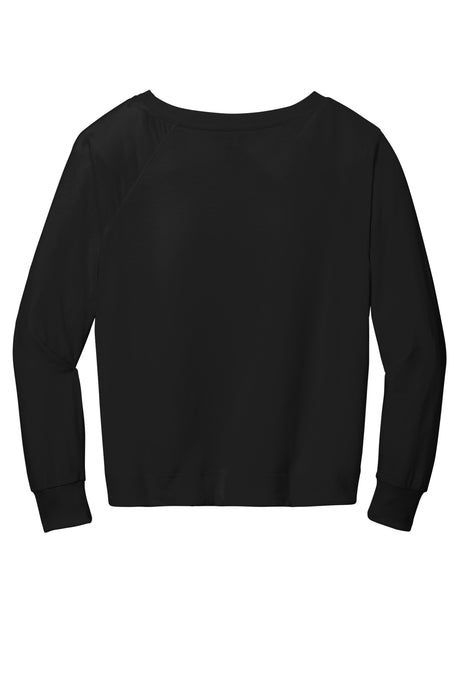 District Women's Featherweight French Terry Long Sleeve Crewneck DT672 District