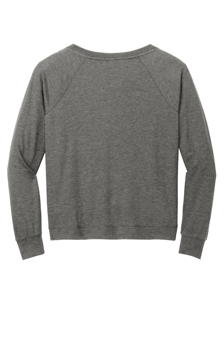 District Women's Featherweight French Terry Long Sleeve Crewneck DT672 District