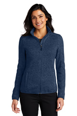 Port Authority Women's Sweater Fleece Jacket. L232