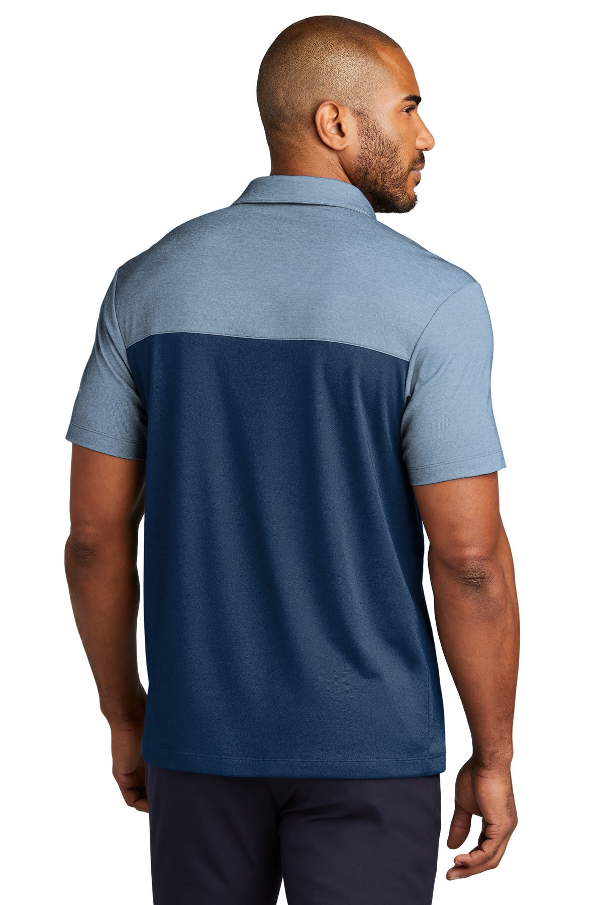 Port Authority Fine Pique Blend Blocked Polo K831