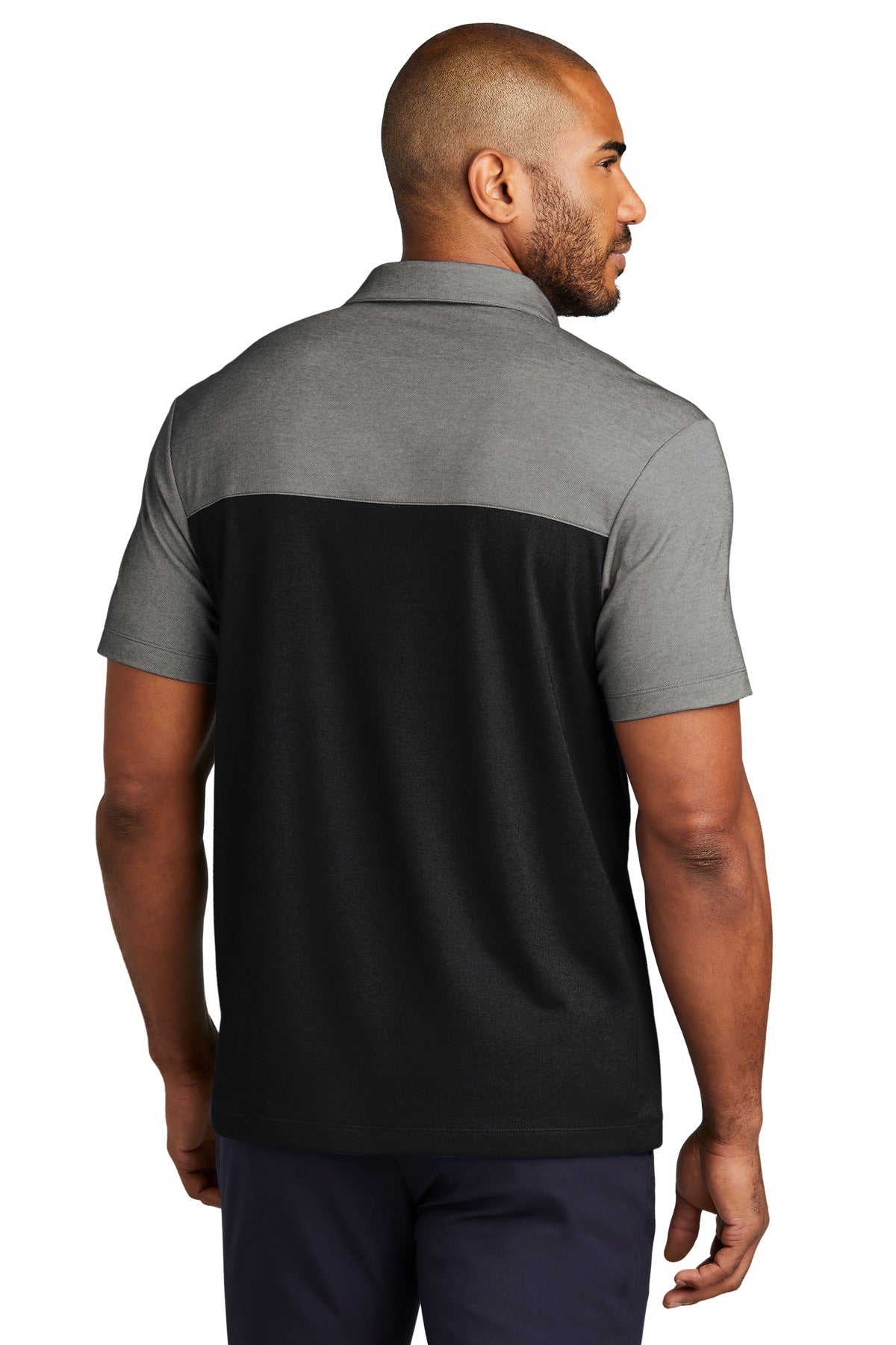 Port Authority Fine Pique Blend Blocked Polo K831