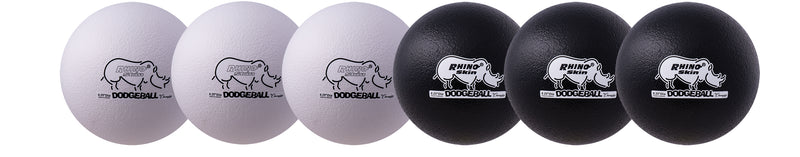 Champion Sports Rhino Skin Dodgeball Set Black/White