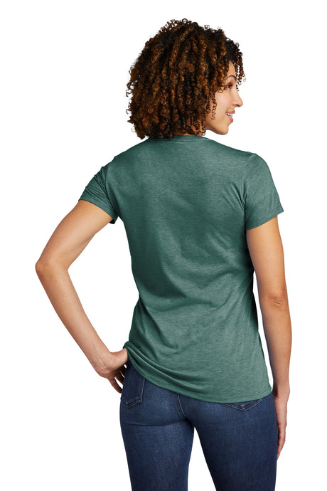 Allmade Women's Tri-Blend V-Neck Tee. AL2018 Allmade