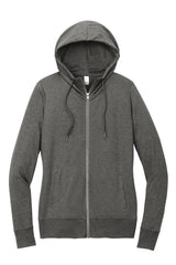 District Women's Featherweight French Terry Full-Zip Hoodie DT673 District