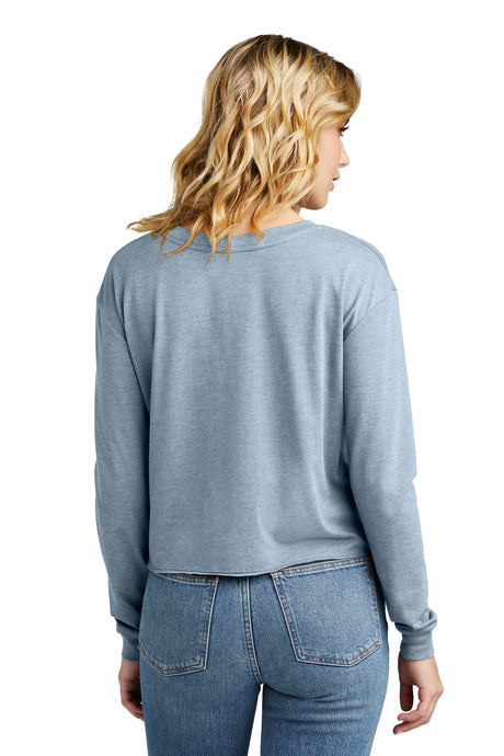 District Women's Perfect Tri Midi Long Sleeve Tee DT141 District