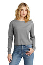 District Women's Perfect Tri Midi Long Sleeve Tee DT141 District