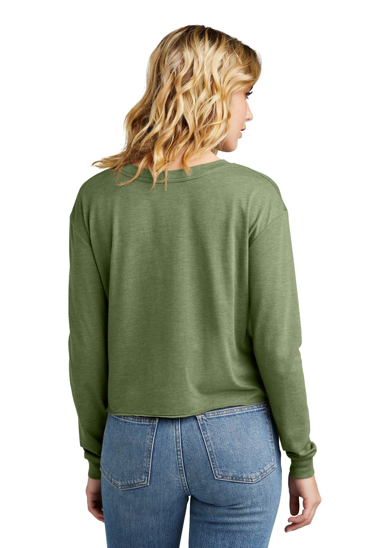 District Women's Perfect Tri Midi Long Sleeve Tee DT141 District