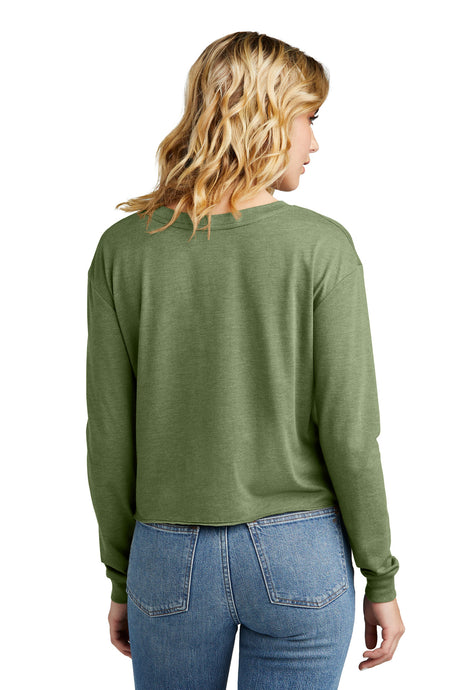District Women's Perfect Tri Midi Long Sleeve Tee DT141 District