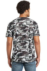 District Made Mens Camo Perfect Weight Crew Tee. DT104C District