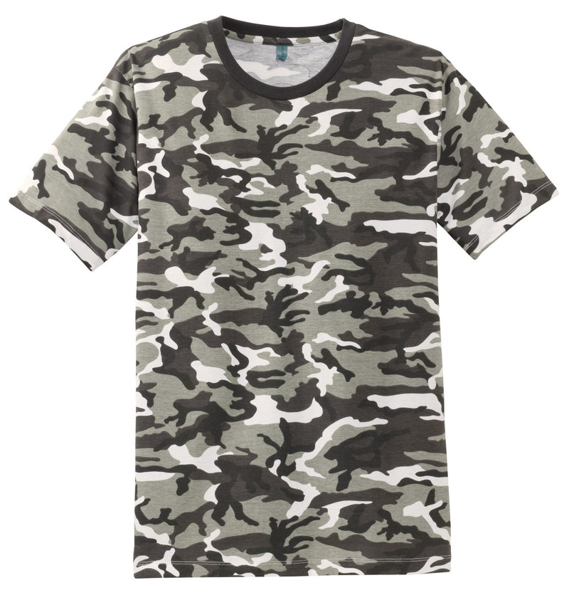 District Made Mens Camo Perfect Weight Crew Tee. DT104C