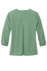 MERCER+METTLE Women's Stretch Crepe 3/4-Sleeve Blouse MM2011 Mercer+Mettle