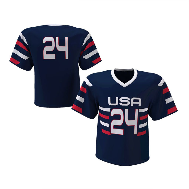 Custom Elite Short Sleeve Reversible Sublimated Lacrosse Jersey