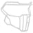 Vicis Zero2 SO-215 Stainless Steel Football Facemask Vicis
