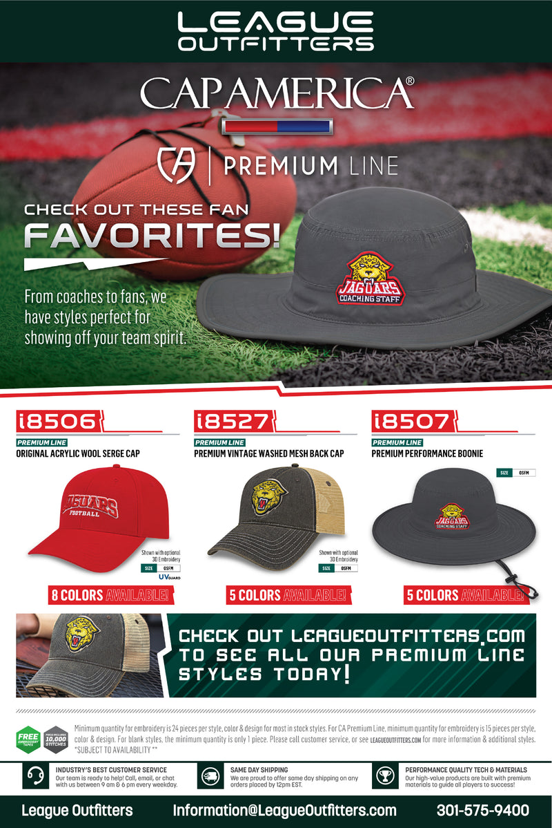 League Outfitters Premium Line Football Hats