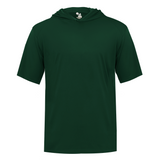 Badger Youth B-Core Short-Sleeve Hooded Tee Badger