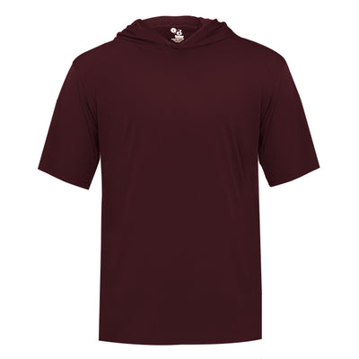 Badger Youth B-Core Short-Sleeve Hooded Tee