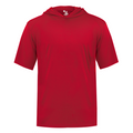 Badger Youth B-Core Short-Sleeve Hooded Tee Badger
