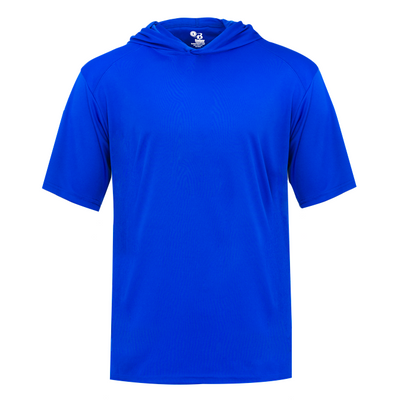 Badger Youth B-Core Short-Sleeve Hooded Tee