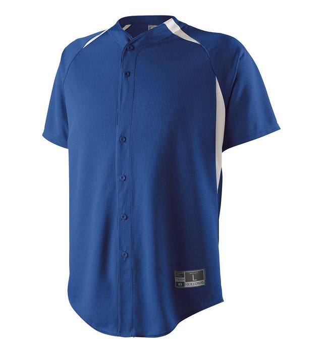 Holloway Youth Octane Pin-Dot Baseball Jersey Holloway