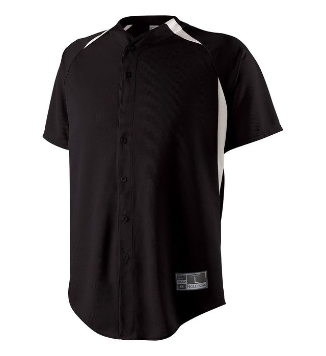Holloway Youth Octane Pin-Dot Baseball Jersey Holloway