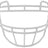 Schutt F7 ROPO-DW O Carbon Steel Facemask Schutt