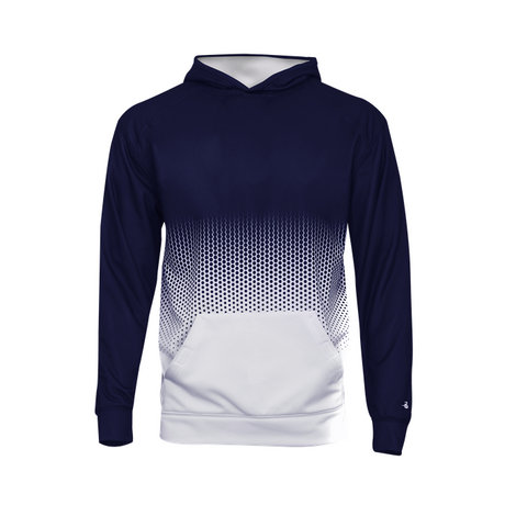 Badger Youth Hex 2.0 Perf. Fleece Hoodie Badger