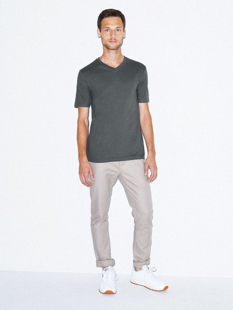 American Apparel Men's Fine Jersey Classic V-Neck Tee American Apparel
