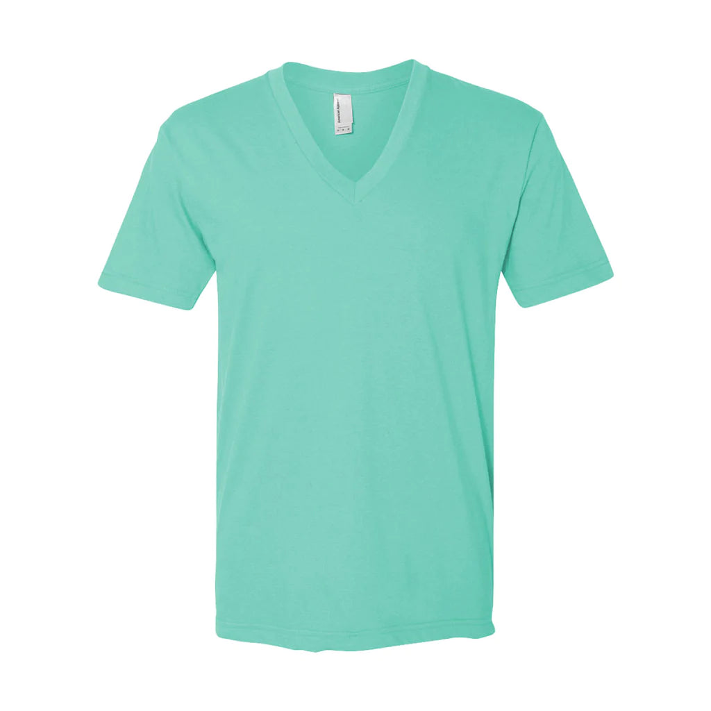 Los Angeles Apparel Unisex USA-Made Fine Jersey V-Neck T-Shirt Los Angeles Apparel