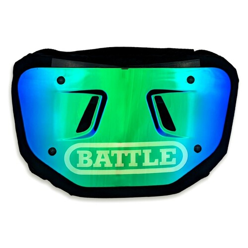 Battle Adult "Prism" Chrome Football Back Plate