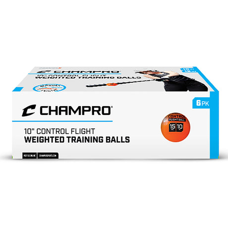 Champro 15oz 10" Control Flight Training Ball - 6-Pack Champro