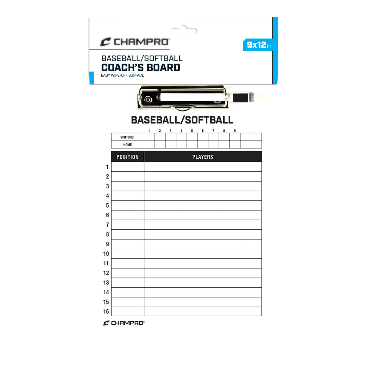 Champro Baseball/Softball Coach's Board Champro