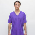 Los Angeles Apparel Unisex USA-Made Fine Jersey V-Neck T-Shirt Los Angeles Apparel