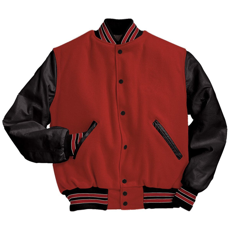 Louisville Cardinal Wool & Leather Varsity Jacket  Leather varsity jackets,  Varsity jacket, Jackets