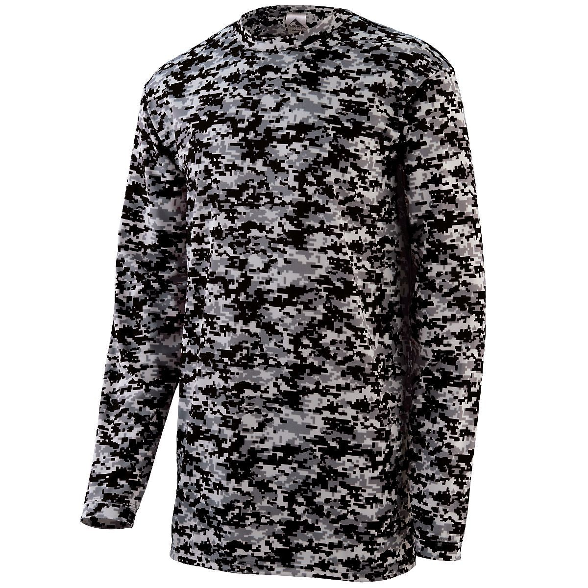 Augusta Men's Digi Camo Wicking Long Sleeve T-Shirt Augusta