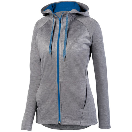 Augusta Women's Zoe Tonal Heather Full Zip Hoodie Augusta